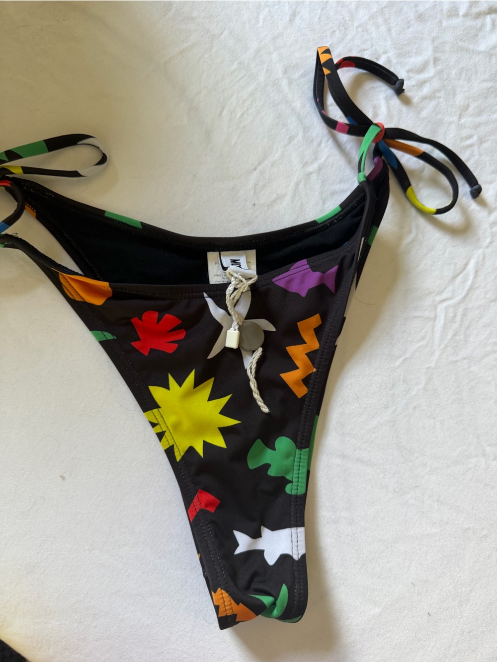 Moschino Black and White bikini bottom